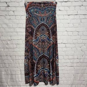 Mely New York Boho Paisley Long Skirt Size S NEW WITH TAGS!
